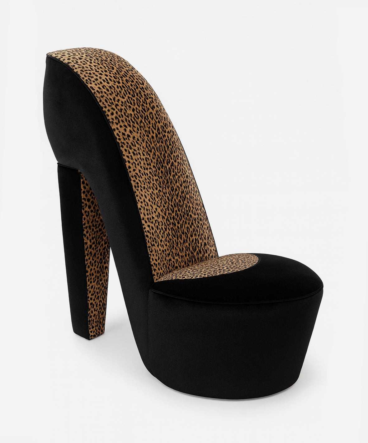 Leopard Print Heel Chair